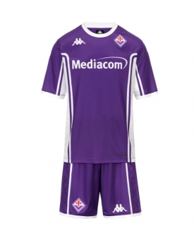 Billige Fotballdrakt Fiorentina Replika Hjemmedraktsett Barn 2025-26 Kortermet (med bukser)